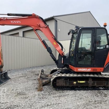 2019 USED KUBOTA KX080-4A