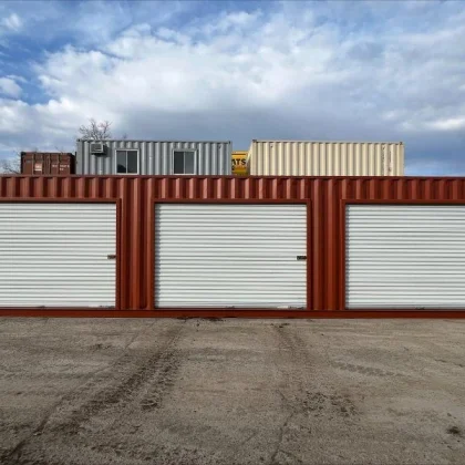 40′ HC Used Shipping Container With Rollup Door